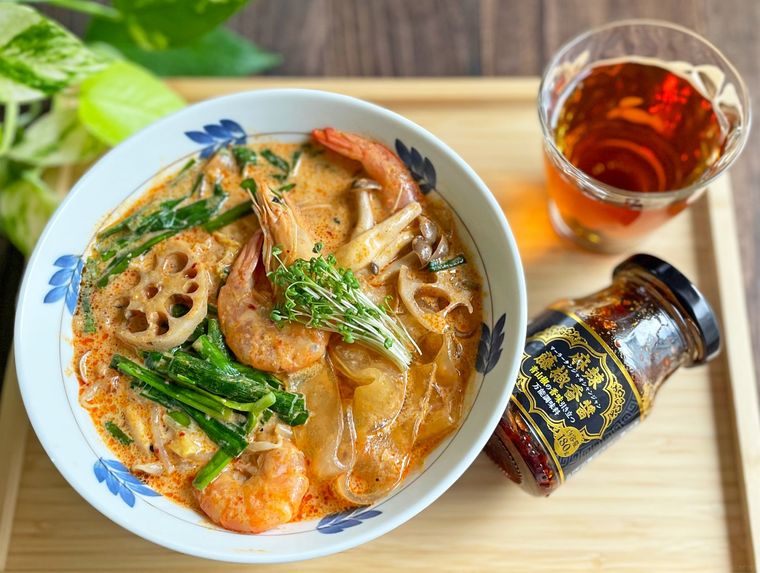 タンミョンを使った麻辣湯