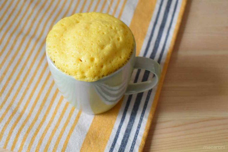 簡単マグカップケーキの基本レシピ♪ 材料混ぜてチンするだけの画像