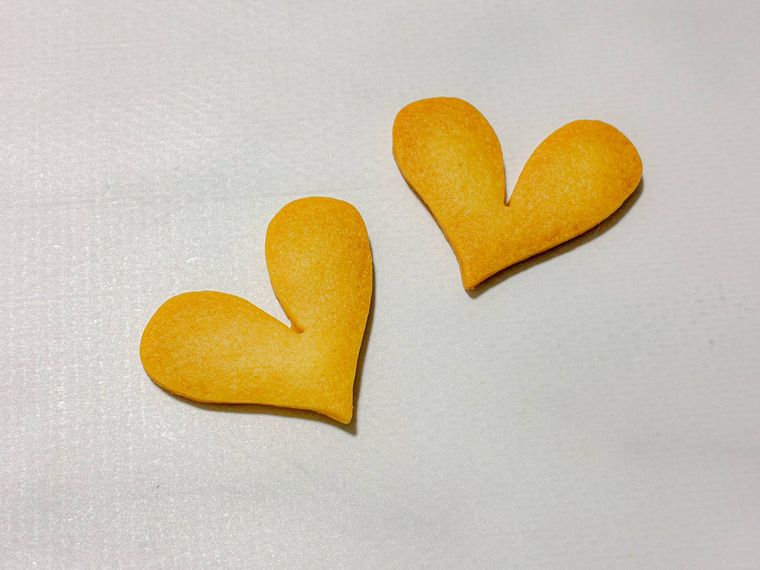 アルミ缶で抜いたクッキー