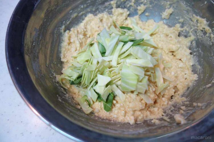 豆腐お好み焼きの作り方を伝授♪ ふわふわ食感がたまらないの画像