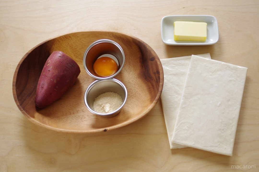 ミニスイートポテトパイのレシピ