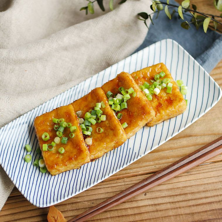18. カリッと焼き上げて。豆腐のステーキ