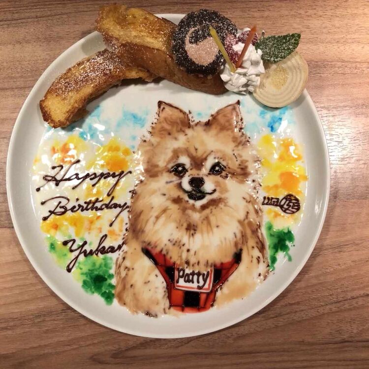 心に残る思い出を 渋谷 Ura庭 のお祝いプレートを大切なあの人へ Macaroni