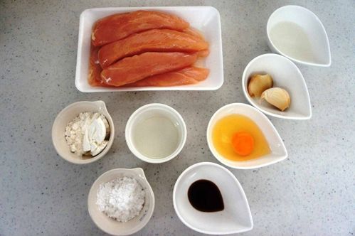 ささみの唐揚げの材料