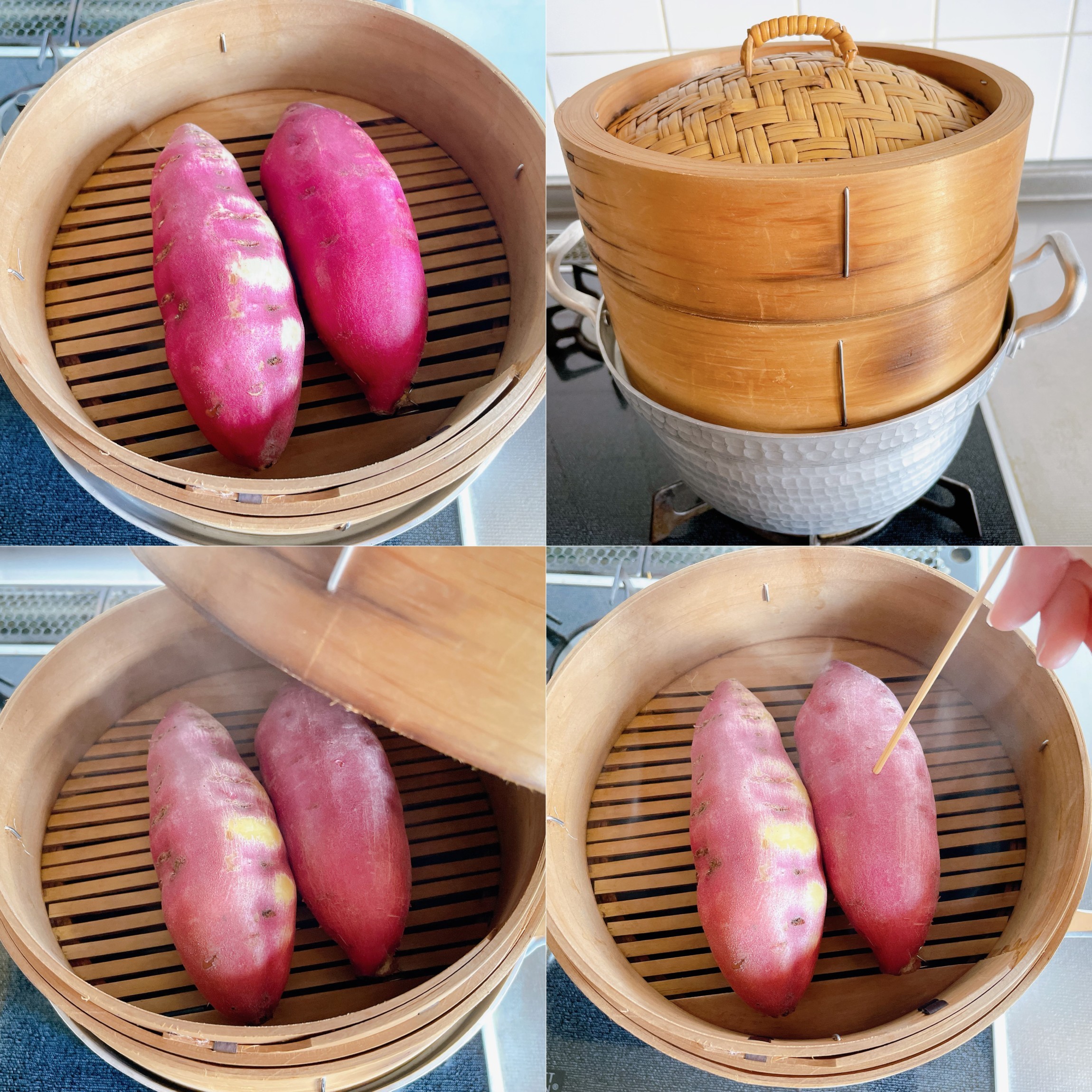 さつまいも ふかし 方