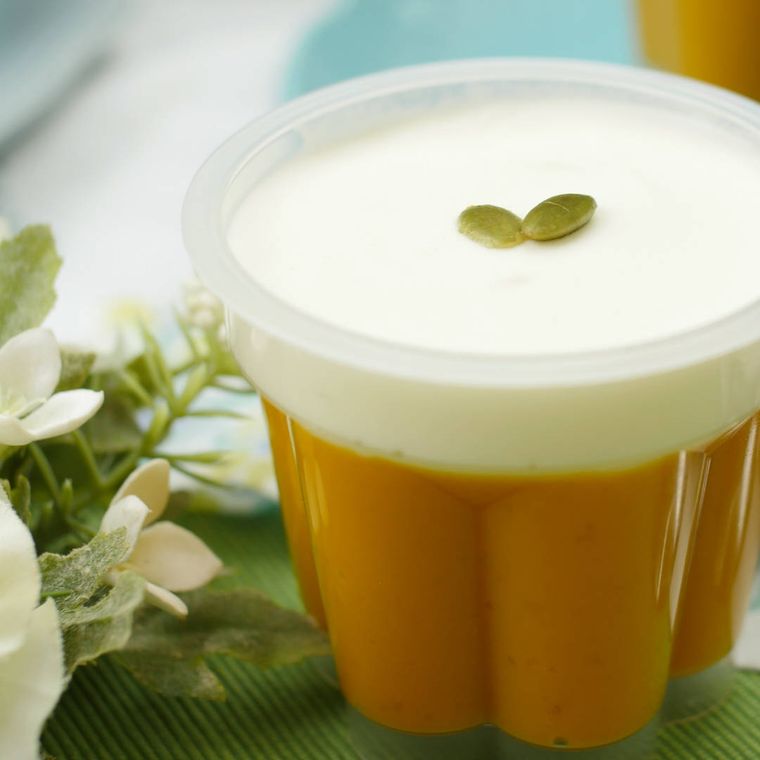 2. ゼラチンでお手軽卵いらずのなめらかかぼちゃプリン