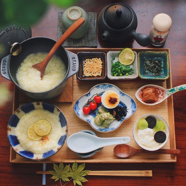 おかゆ定食