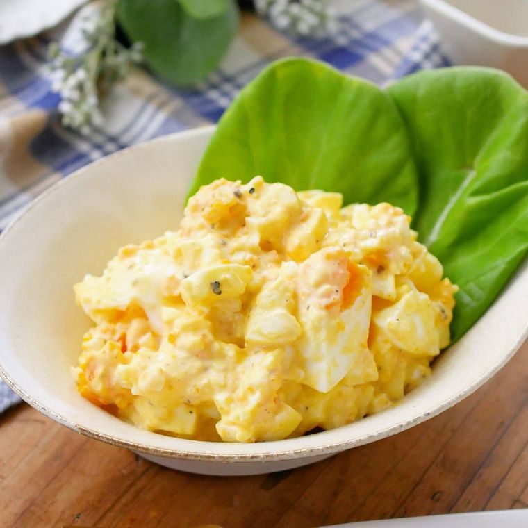 食材は卵だけなめらか卵サラダ