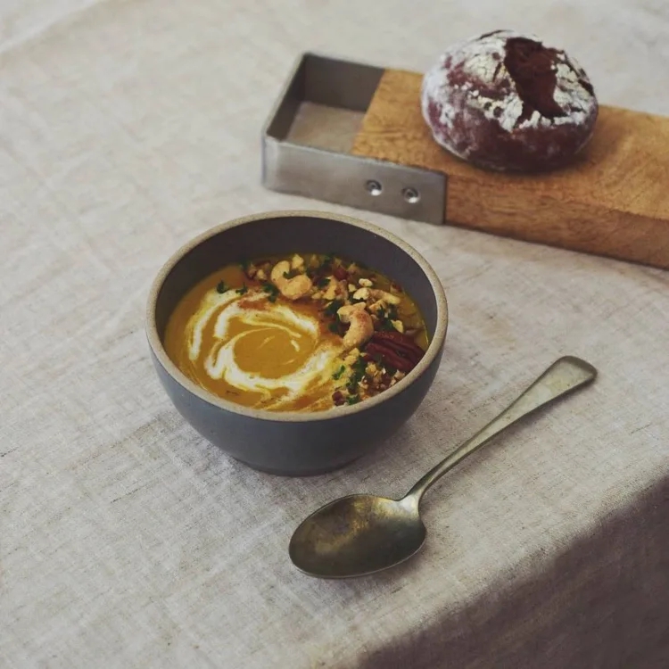 365日のパンとスープ】栗とかぼちゃのクリームポタージュ - macaroni