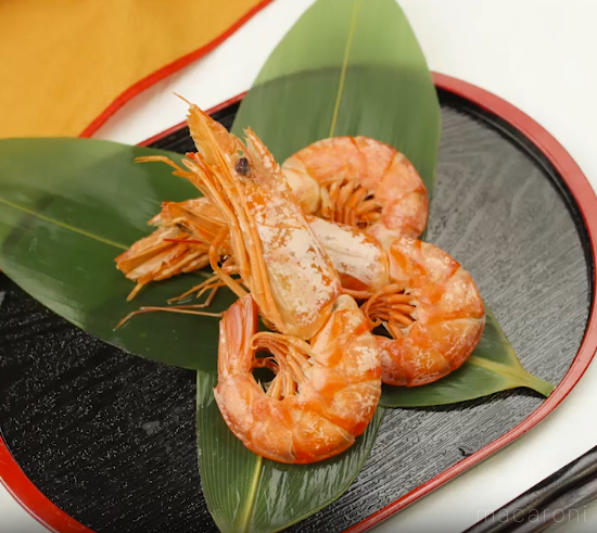 エビの甘煮の調理例