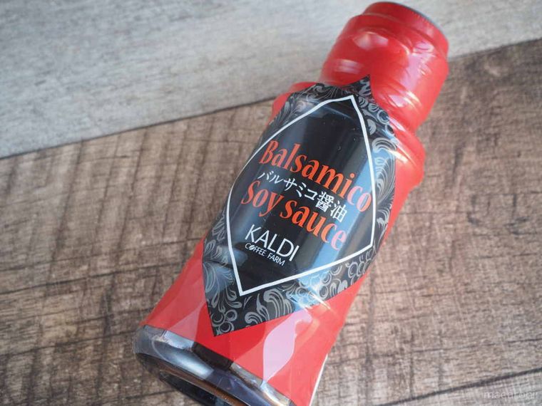 バルサミコ醤油のボトル