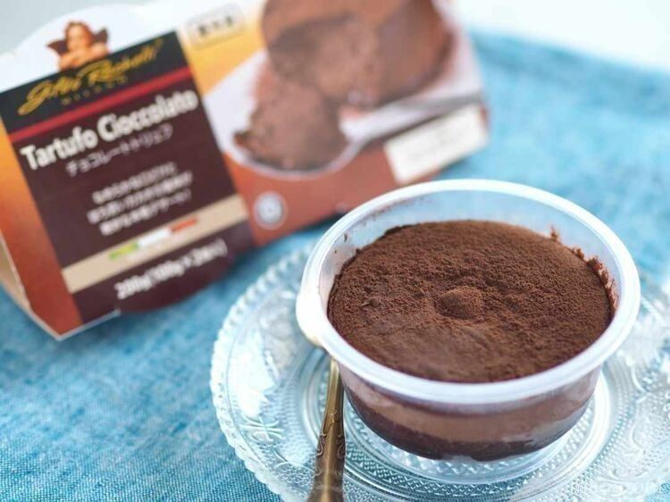 業務スーパーのチョコレートトリュフを開けたところ