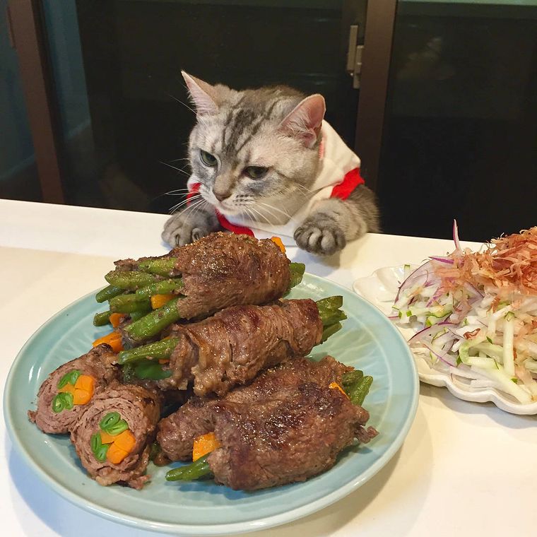 野菜の肉巻き