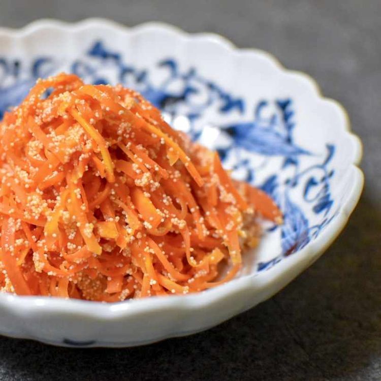 お弁当おかずにも 明太子とにんじんのバター炒め レシピ Macaroni