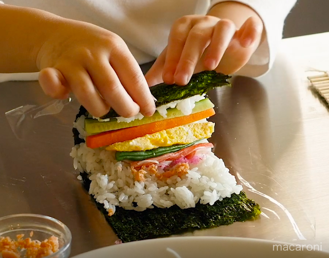 子どもでも作れる!かんたん恵方巻き【ひとりでできたよ vol.1】の画像