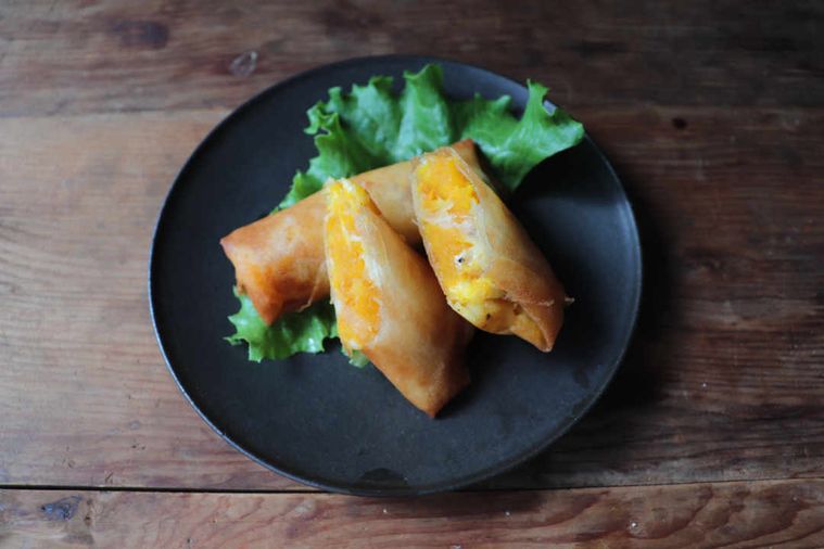 かぼちゃの春巻き