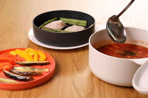 すごいよジョセフジョセフ！レンジ調理器しばりで食卓づくりに 