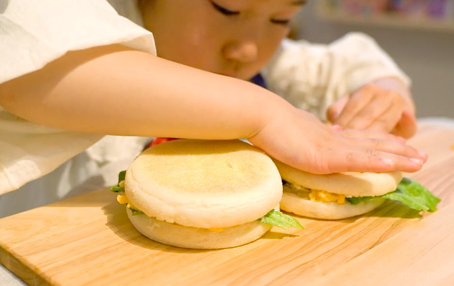 お出かけしたくなる♪子どもが作る、ピクニックたまごサンド【ひとりでできたよ vol.6】の画像