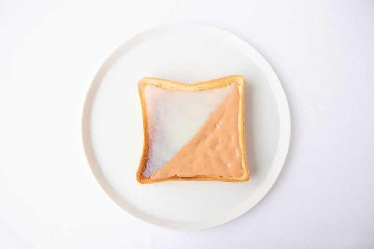 朝ごパン派に捧ぐ!甘いもしょっぱいも欲張りたい「はんぶんトースト」アイデアの画像
