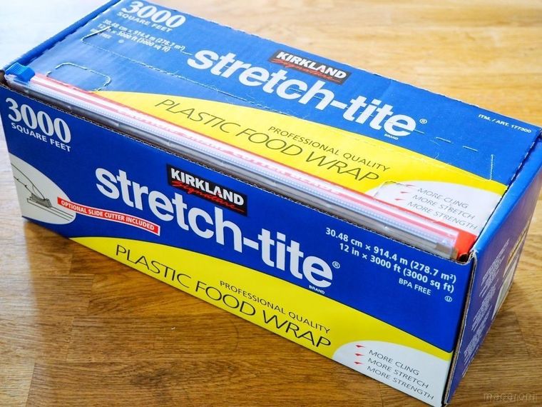 コストコのラップのパッケージ