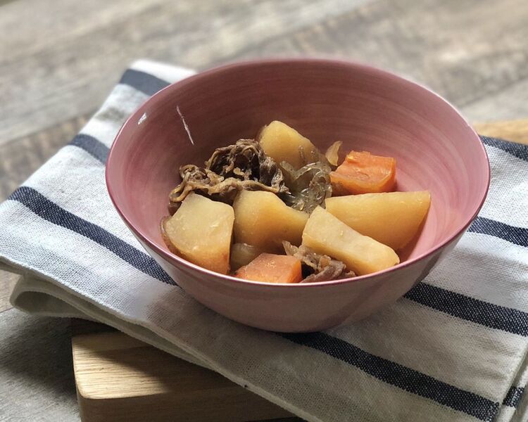 だしなし水なし「究極の肉じゃが」レシピ。3つの調味料で驚きのおいしさの画像