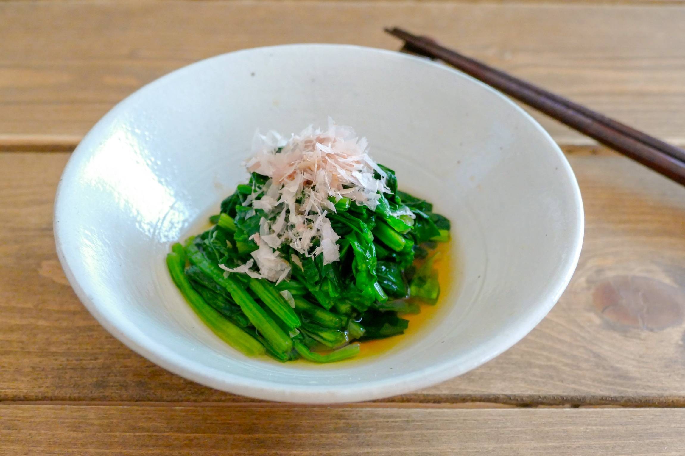 電子レンジで作れる！ほうれん草のおひたし。日持ちや保存方法も解説