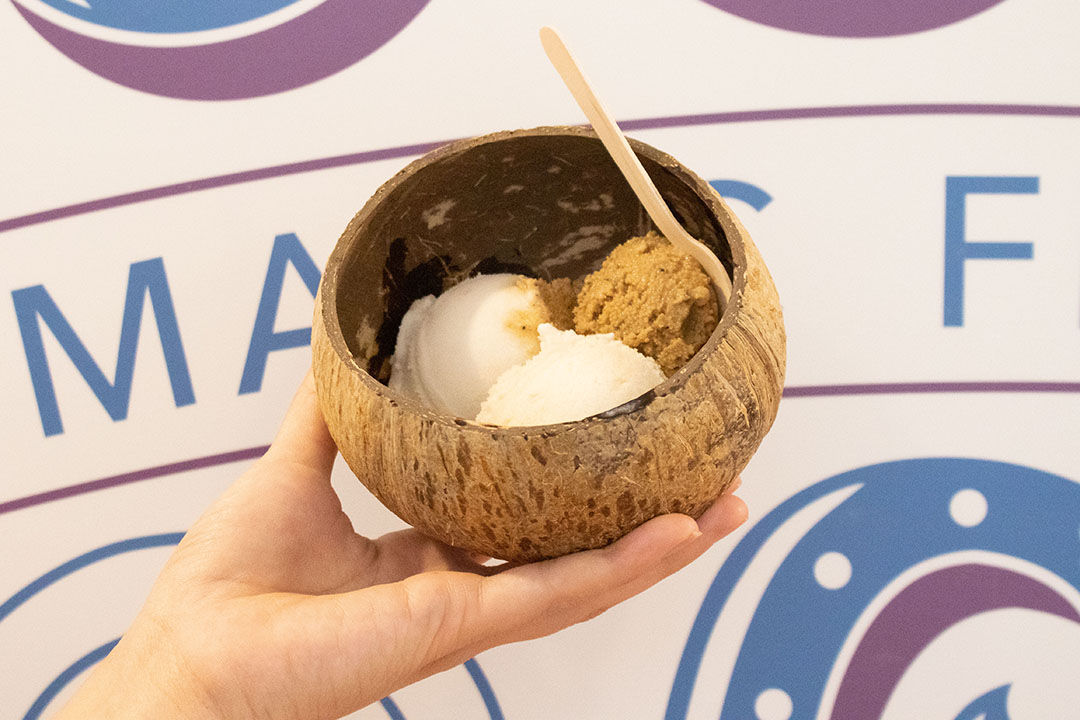 チャイココナッツアイスクリームのレシピ