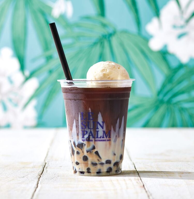 ミルクティーではなく、コーヒーをあわせた！「タピオカコーヒー」が