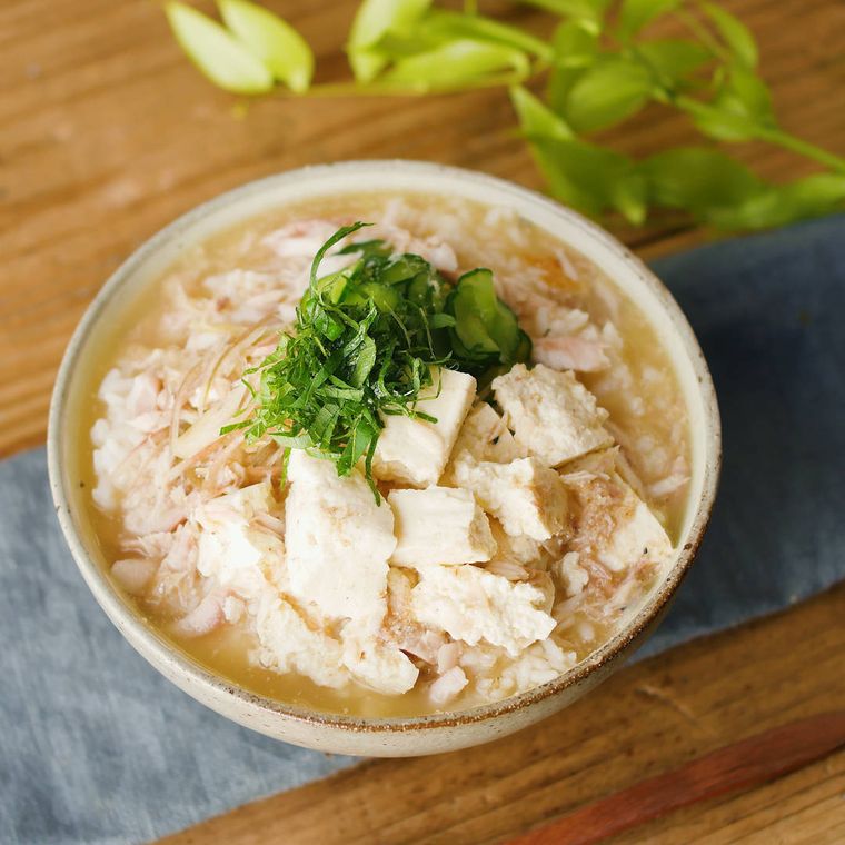 丼によそったあじの冷や汁