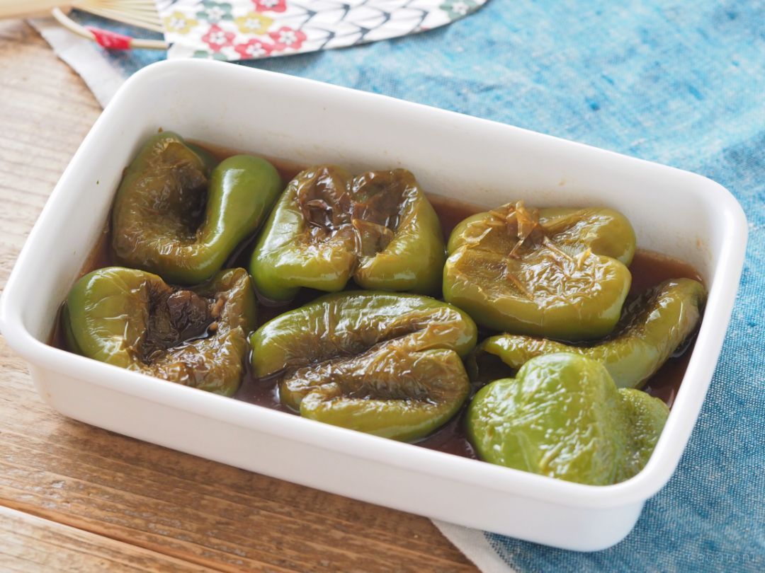 漬けるだけでラクうま！しみじみ甘い「ピーマン×梅ポン酢」vol.20