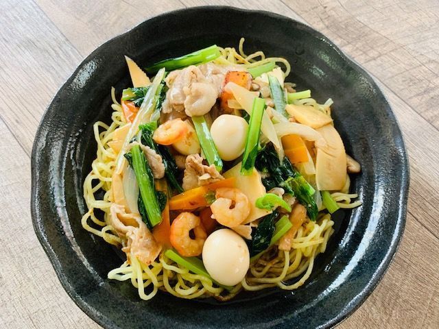 おうちで本格中華 野菜たっぷり 五目あんかけ焼そば の作り方
