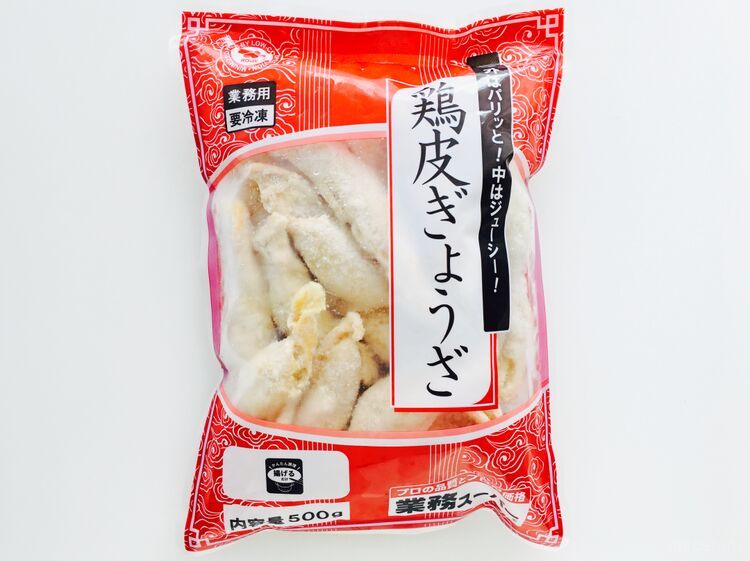 業務スーパーマニアのいちおし！「鶏皮ぎょうざ」でおうち居酒屋の画像