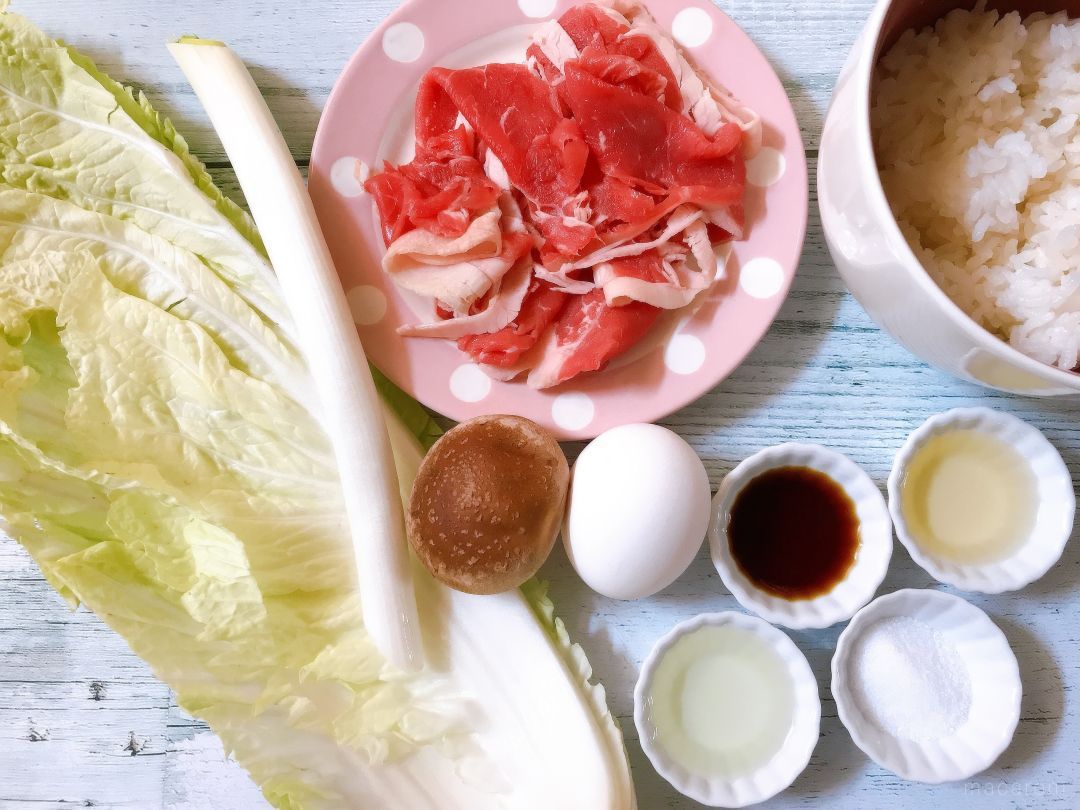 冬のごちそう鍋が丼ぶりに！「すき焼き丼」の作り方・レシピの画像