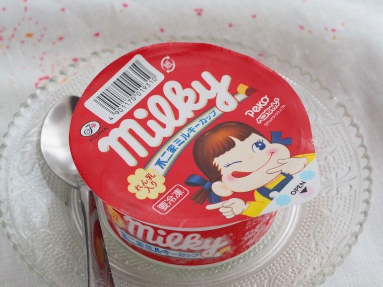 懐かしのあの味。不二家のミルキーがカップアイスになって登場!の画像