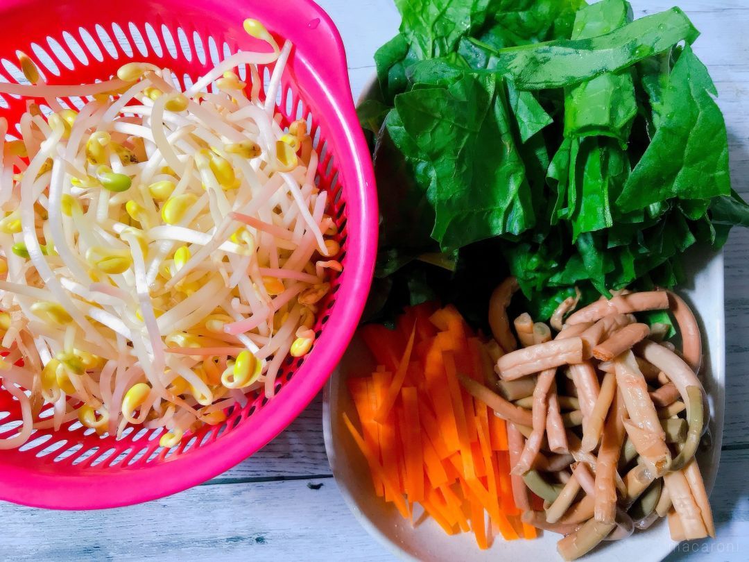 フライパンでパパッと完成！簡単「ビビンバ」の作り方・レシピの画像