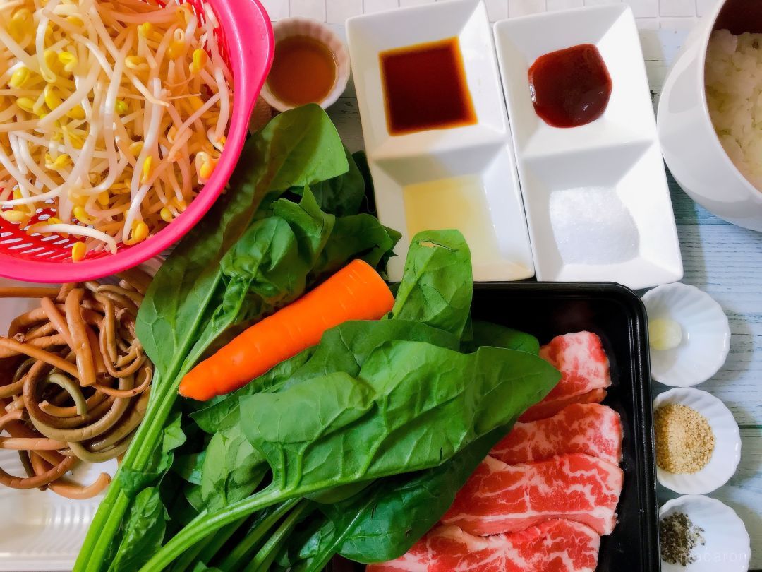 フライパンでパパッと完成！簡単「ビビンバ」の作り方・レシピの画像