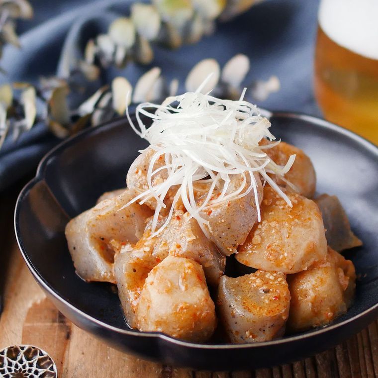 サブ里芋とこんにゃくの味噌煮