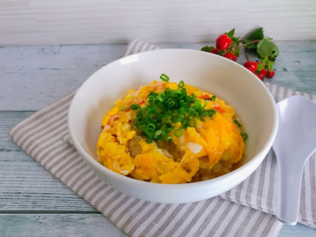 フライパンひとつで完成！「天津飯」の作り方・レシピの画像