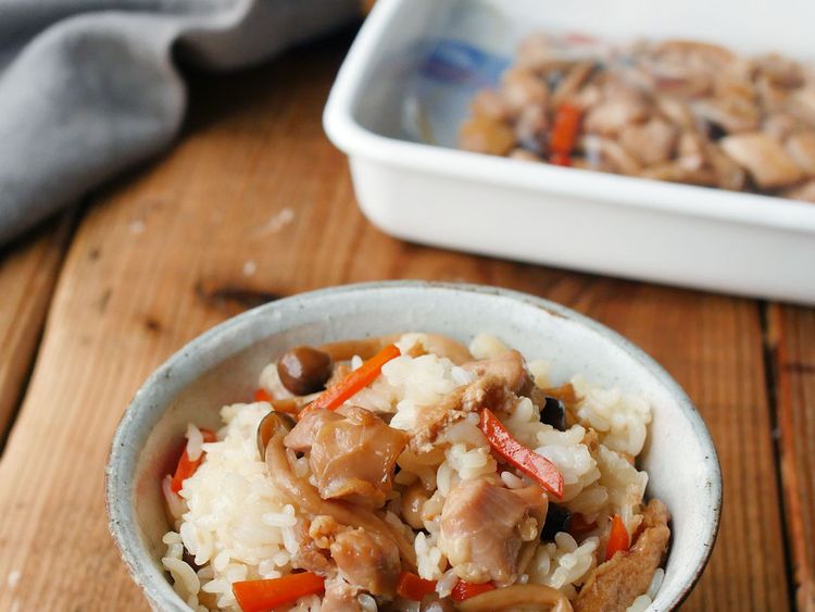 混ぜごはんの素 鶏五目ごはんの素 Macaroni