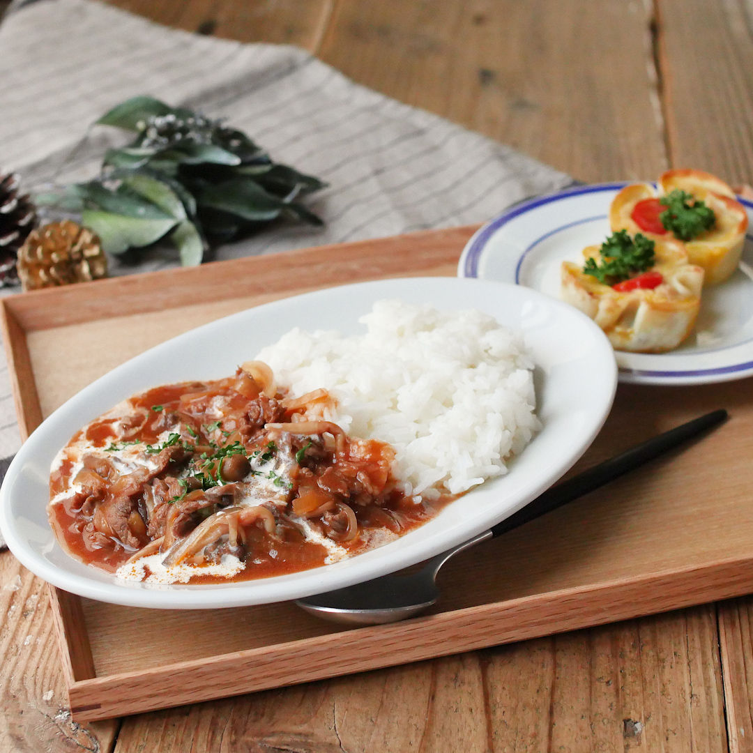 15分で2品 かけ足レシピ レンジでハッシュドビーフ 餃子の皮でツナ缶キッシュ Macaroni