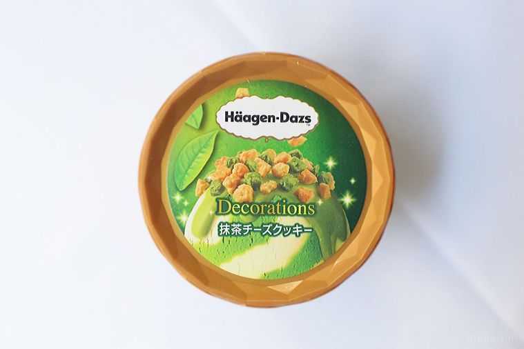 Haagen-Dazs Decorations 抹茶チーズクッキーのパッケージ