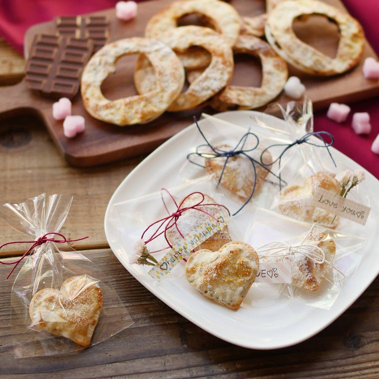 ラッピングされたチョコナッツパイ