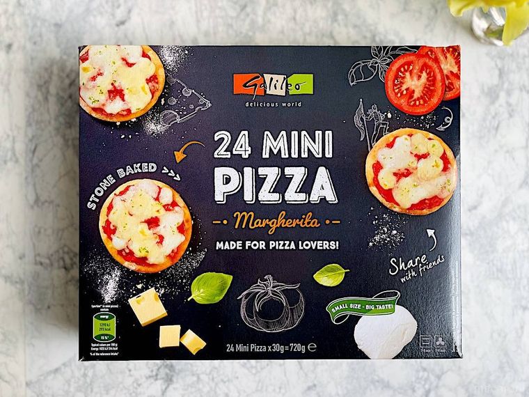 コストコミニピザのパッケージ