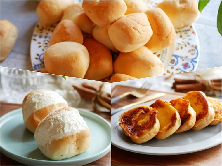 ディナーロールのコラージュ画像