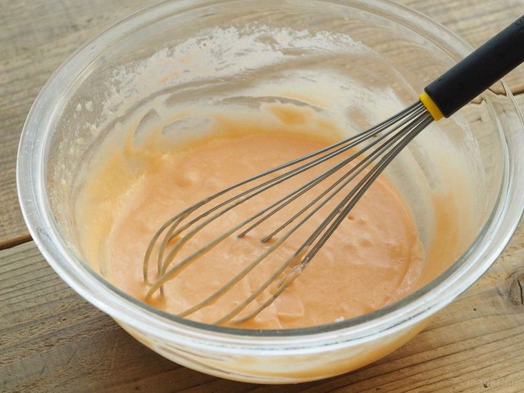 面倒な泡立てなし!カルディ「スフレパンケーキミックス」は春の桜味の画像