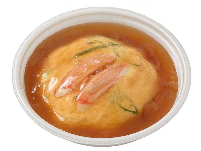 鶏ガラ醤油餡の天津飯