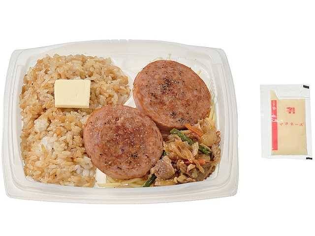 大盛りごはん にんにく醤油めしソーセージ