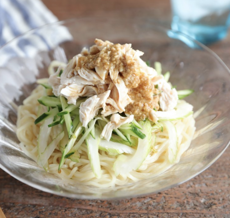 ぐっち夫婦のこんな日ごはん この夏の麺はこれを作って 棒棒鶏冷やし中華 Macaroni