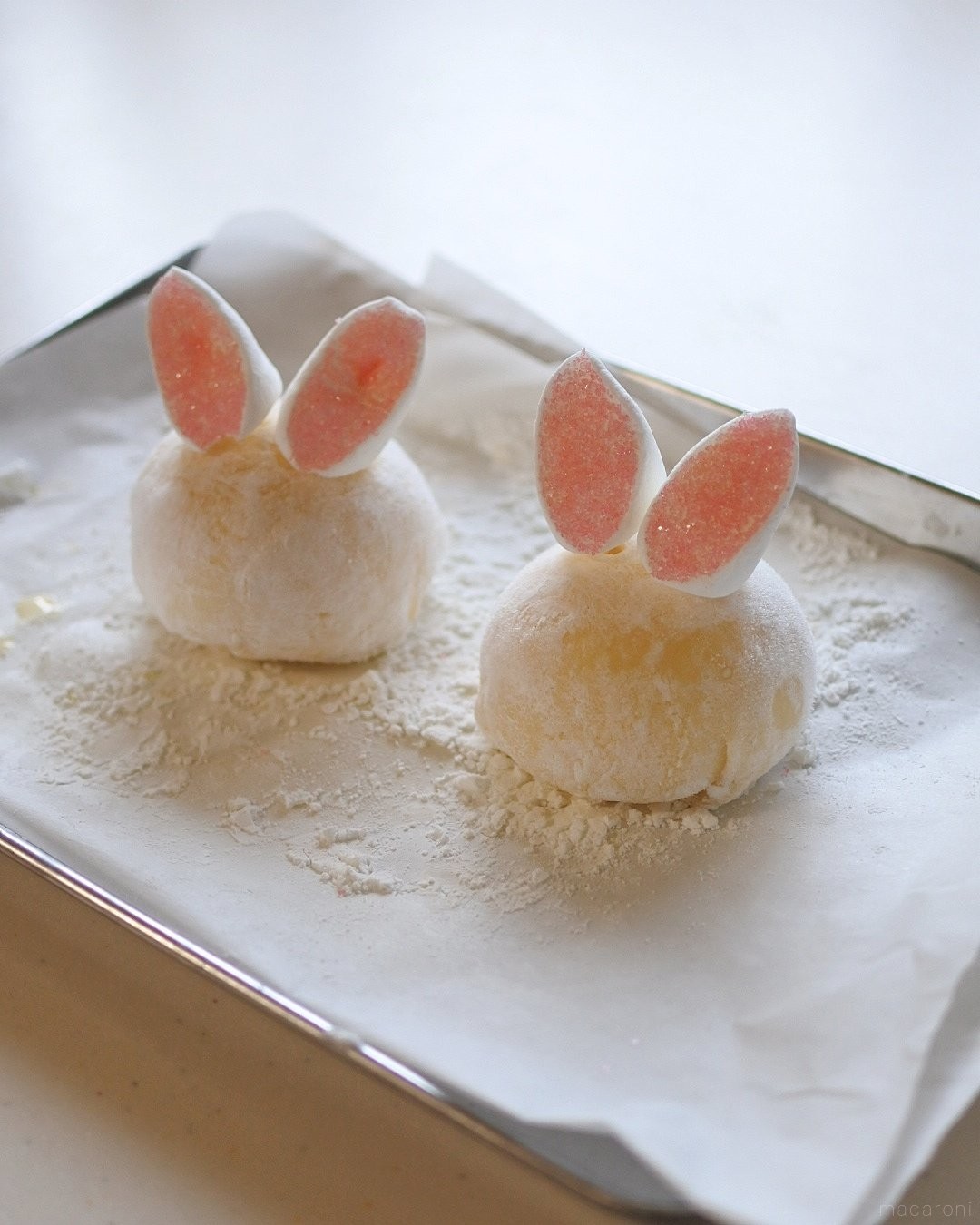 おうちで簡単！「おもちアイスと桃の動物パフェ」【𝙵𝚞*𝚖𝚊𝚛𝚒さん