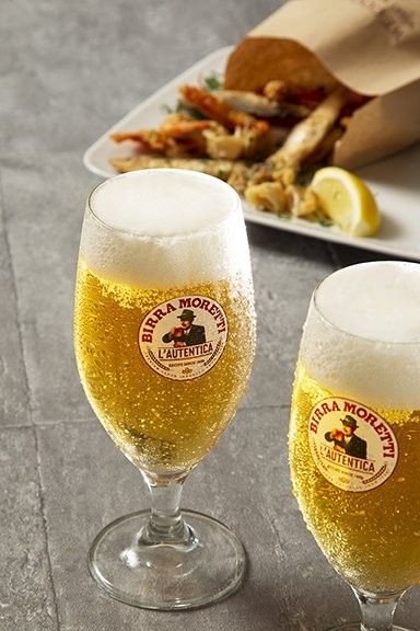 イタリアのビール モレッティ